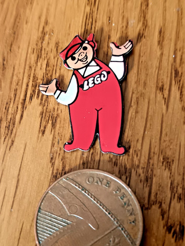 Vintage lego stick pin badge - vintage,