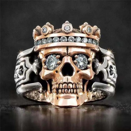 Gothic skull crown pattern - crown,