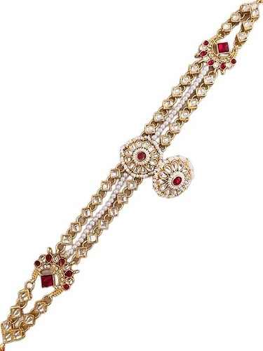 Tof rajasthani gold - gold, plated