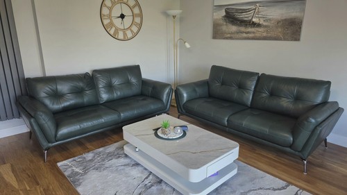 Dfs leather seater - leather, 4
