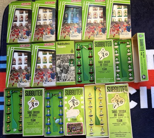 Subbuteo teams x13 job lot - subbuteo,
