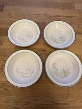 Vintage Royal Doulton Fresh Flowers Hampstead 16cm Cereal Bowls x 4
