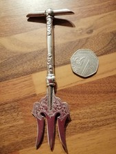 Antique silver bread or pickle