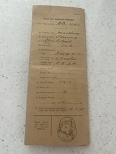 FORD MODEL T 1915 CAR LOG BOOK