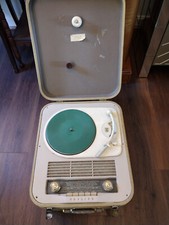 RARE PHILIPS RADIOGRAM HD 464A PORTABLE RADIO RECORD PLAYER 50S MCM EUROPEAN