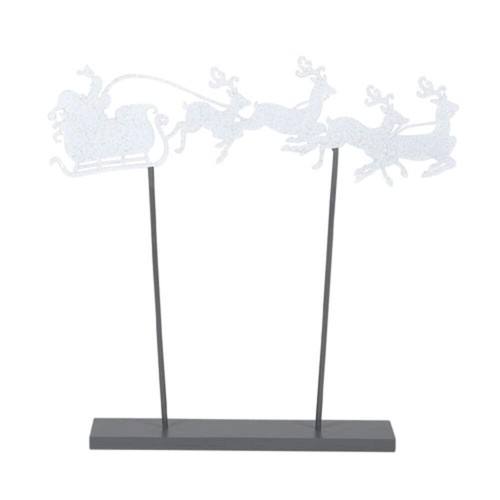 Santa sleigh silhouette - sleigh,