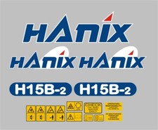Hanix H15B-2 Mini Digger Decal