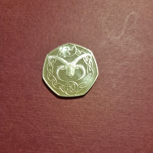 Isle man 50p - isle, rams