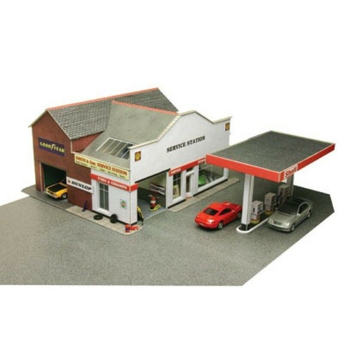Service station ho card - service,