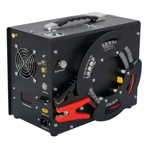 Vertical car air compressor - vertical,