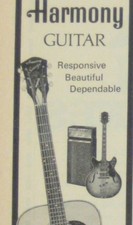 Harmony Guitar Vintage 1970