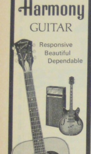Harmony guitar vintage 1970 - harmony,