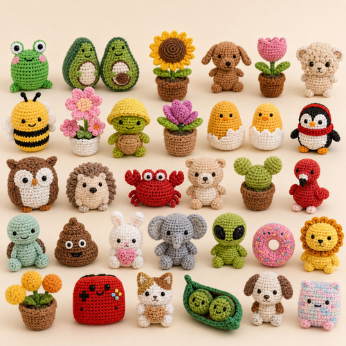 Crochet doll pocket hug - crochet,