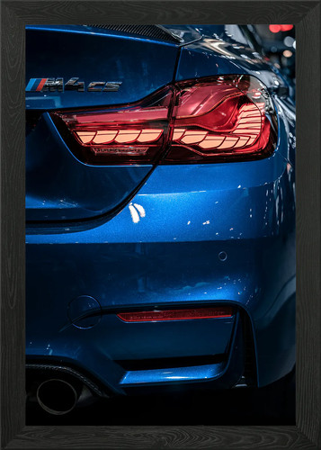 Blue bmw tail light - tail,