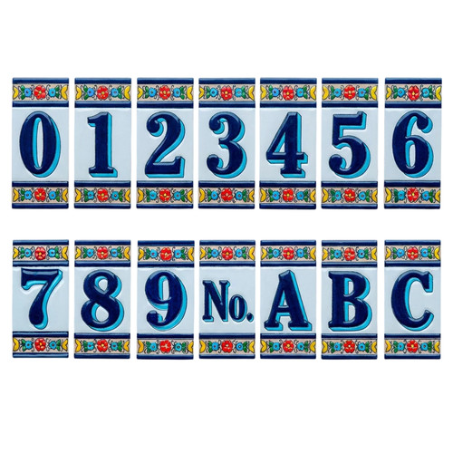 Calpe ceramic house number - calpe,