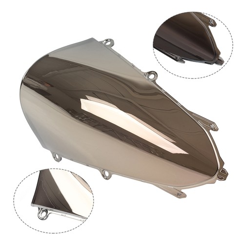 Silver motorcycle windshield - motorcycle,