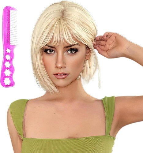 Leogony blonde bob wigs for - blonde,