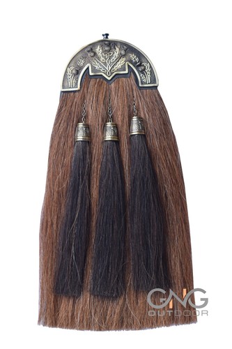 Brown horse hair thistle - brown,