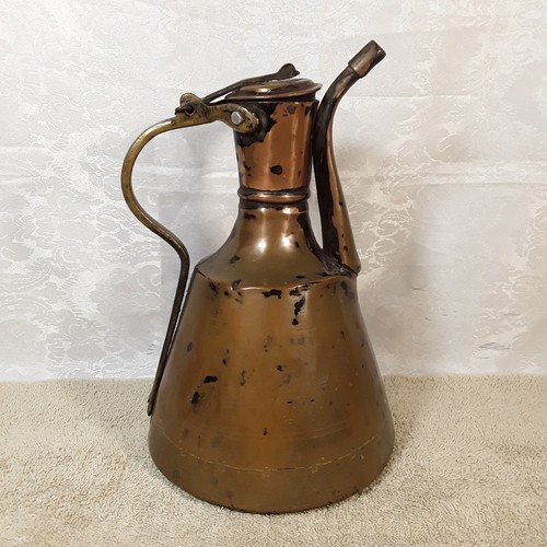 Antique copper kettle - copper,