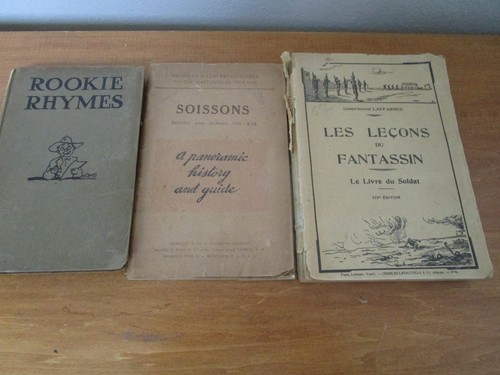 Three books from the ww1 - three,