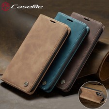 CaseMe Wallet Case For iPhone 16 17 Pro Max 15 14 13 Leather Magnetic Flip Cover