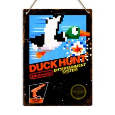 DUCK HUNT Metal Wall Sign