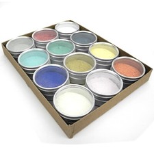 Enamel powders set of 12 Opaque starter set kit enamelling enamels - TE01