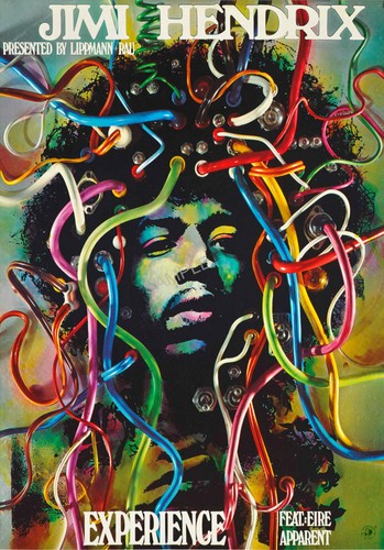 Vintage music poster jimi - vintage,
