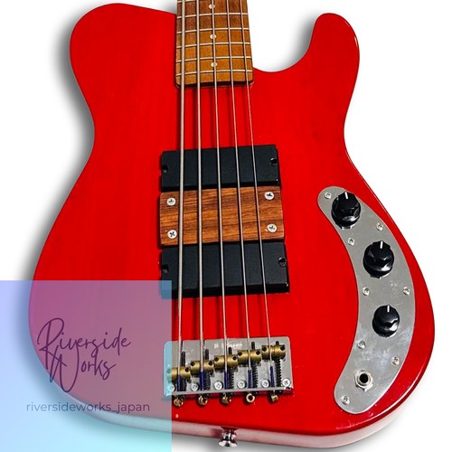 Custom string bass with - 5-string,