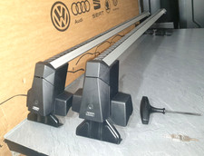 GENUINE ROOF BARS WINGBAR SILVER AUDI Q2 5DOOR  SUV 2016-23 RACK (1)