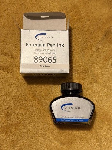 Cross blue fountain pen ink - cross,