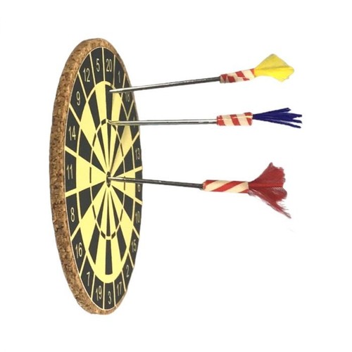 Dolls house dart board - house,