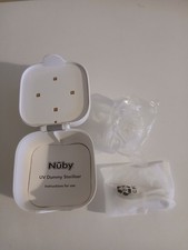 Nuby UV Dummy Steriliser  Pack: Dummy 0-6 m and charger Included NEW but no box 