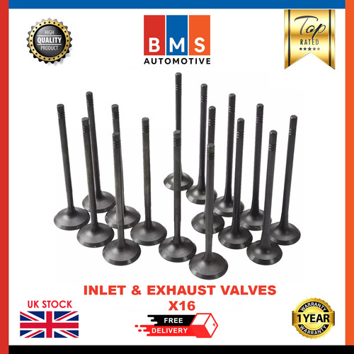 Inlet exhaust valves x16 - valves,