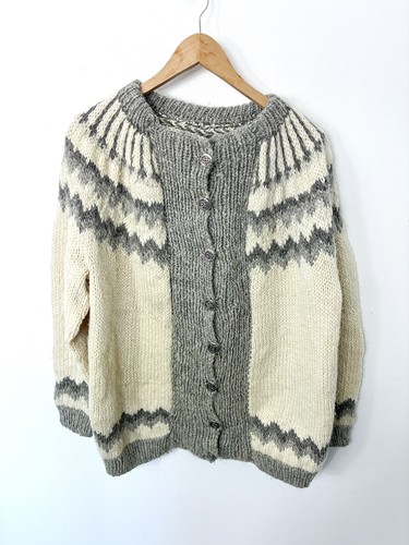 Vintage cardigan icelandic - vintage,