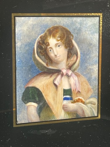 Miniature portrait painting - , of