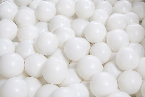 White soft play - soft, ball