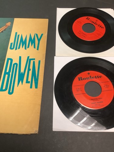 Jimmy bowen vinyl lot - 1957,, 1