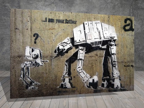 Banksy star wars i am - banksy,