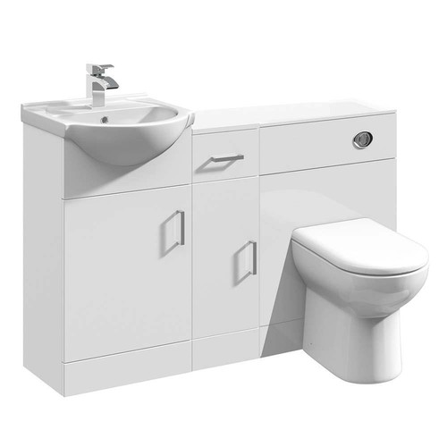 Vanity unit with combined - unit, sink