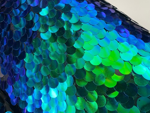 18mm glitter sequin fabric - 18mm,