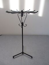 Pendulum display Necklace/Keyring MetalDisplay Rotating Revolving Stand Rack New