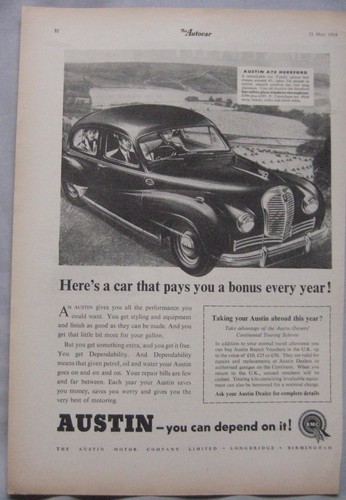 1954 austin a70 hereford - austin,