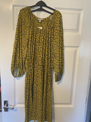Next yellow black floral - fit, &