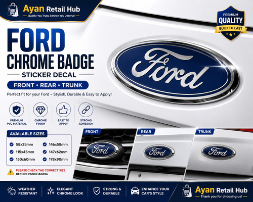Ford oval emblem badge - ford, car