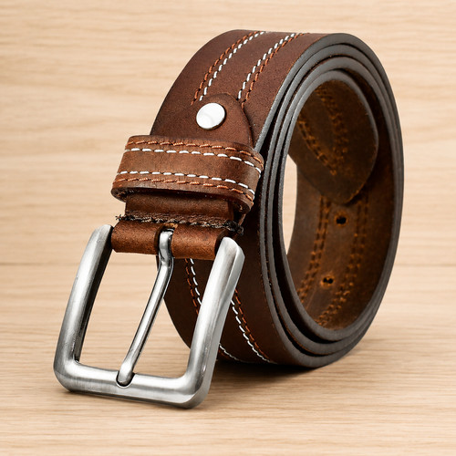 Mens leather belts 100 - belts, 100%