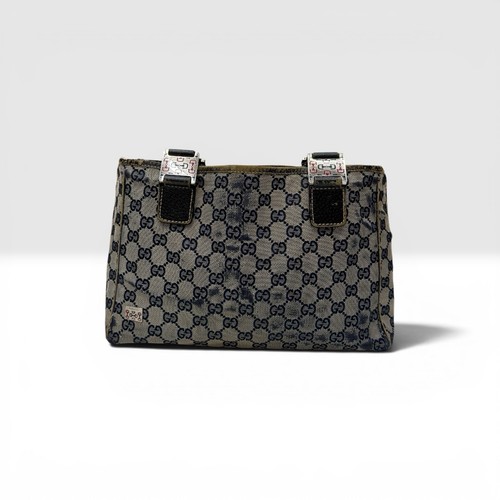 Gucci monogram canvas handbag - gucci,