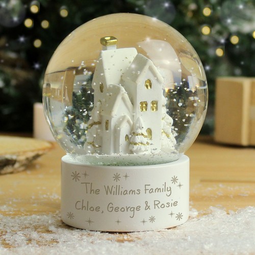 Personalized village glitter - village,