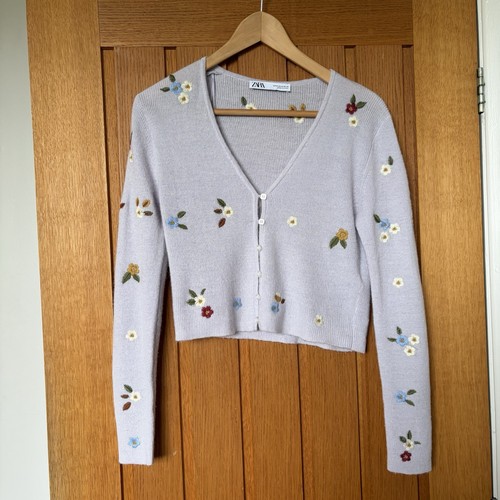 Zara floral embroidered - floral,