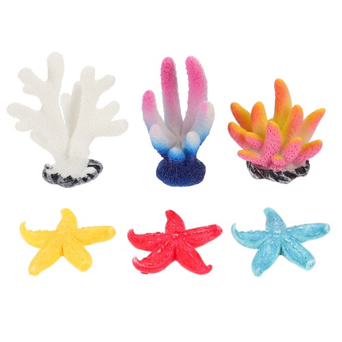 Pcs aquarium ornaments - 6,